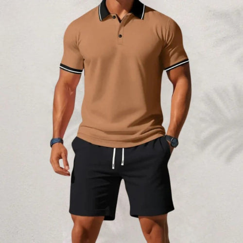 Set aus Poloshirt und Shorts